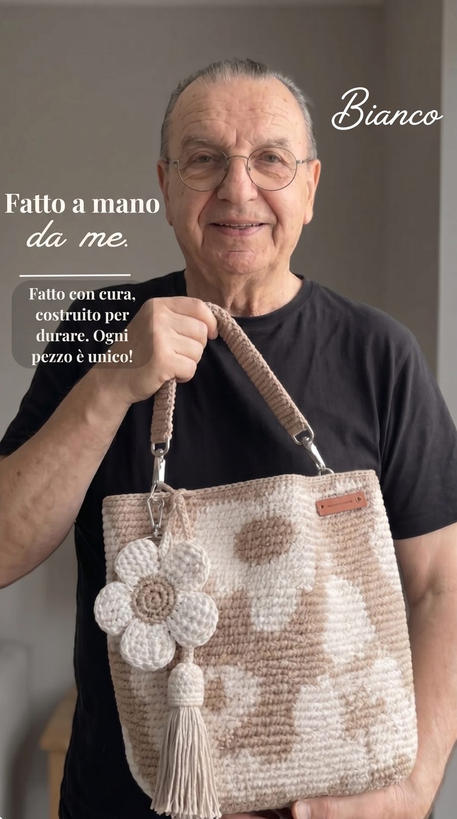Borsa Floreale Fatta a Mano