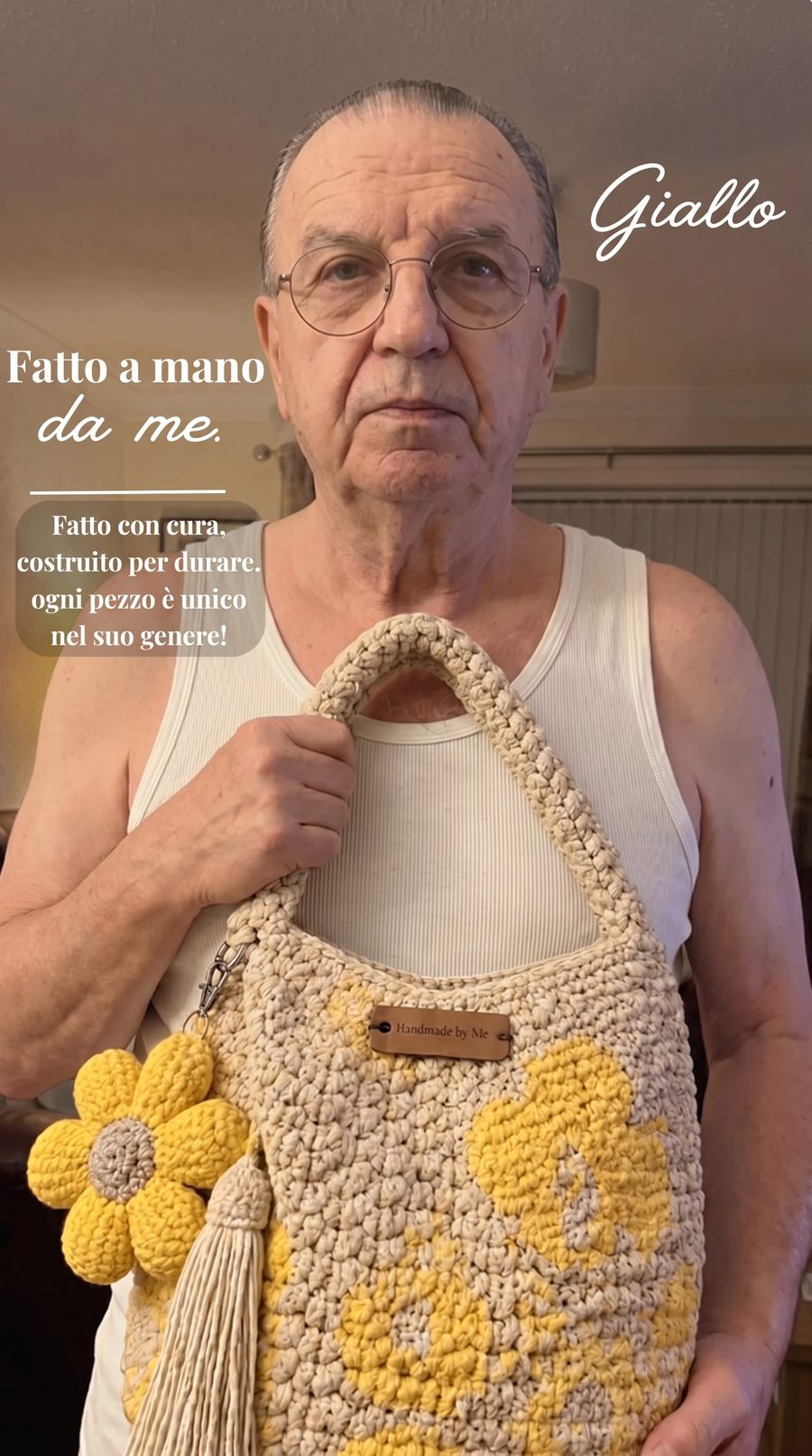 Borsa Floreale Fatta a Mano